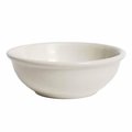 Tuxton China Reno 5.63 in. Wide Rim Rolled Edge Nappie Bowl - White Porcelain - 3 Dozen TRE-015